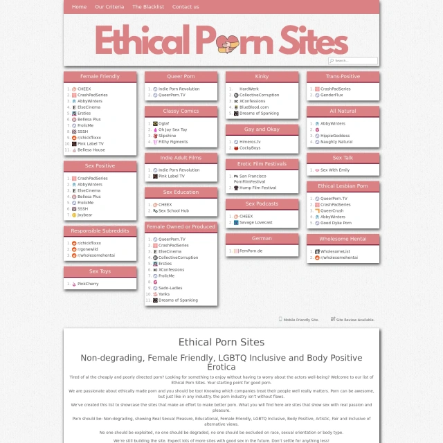 Ethical Porn Sites