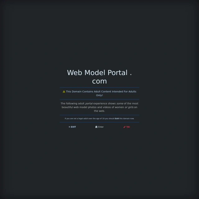 Web Model Portal