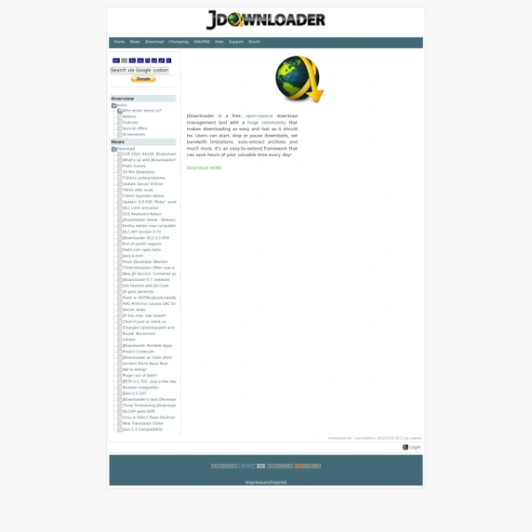 JDownloader on myporndir.com
