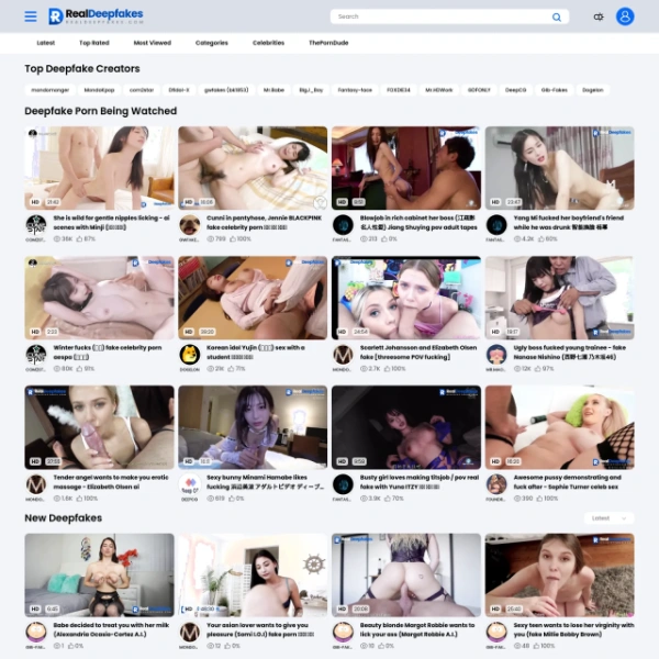 RealDeepfakes on myporndir.com