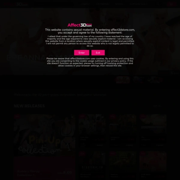 Affect3D Store on myporndir.com