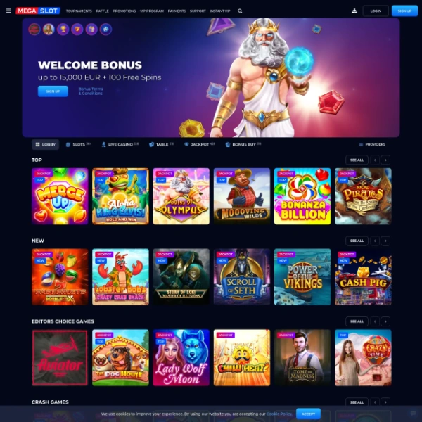 MegaSlot Casino on myporndir.com