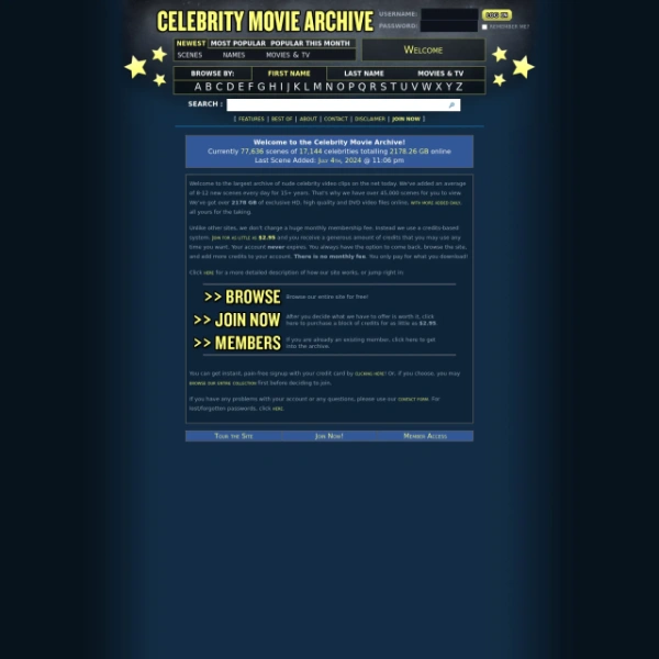 Celebrity Movie Archive on myporndir.com