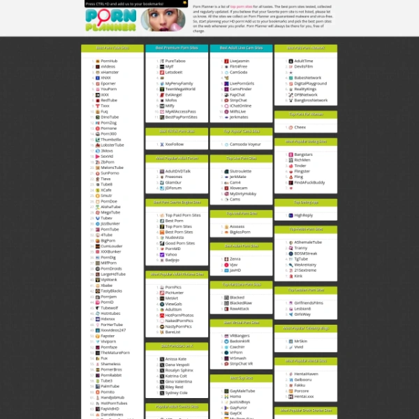 Porn Planner on myporndir.com