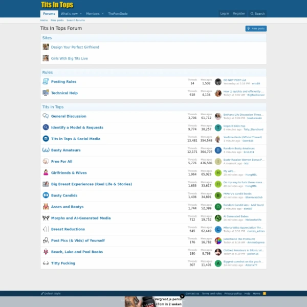 TitsInTops Forum on myporndir.com